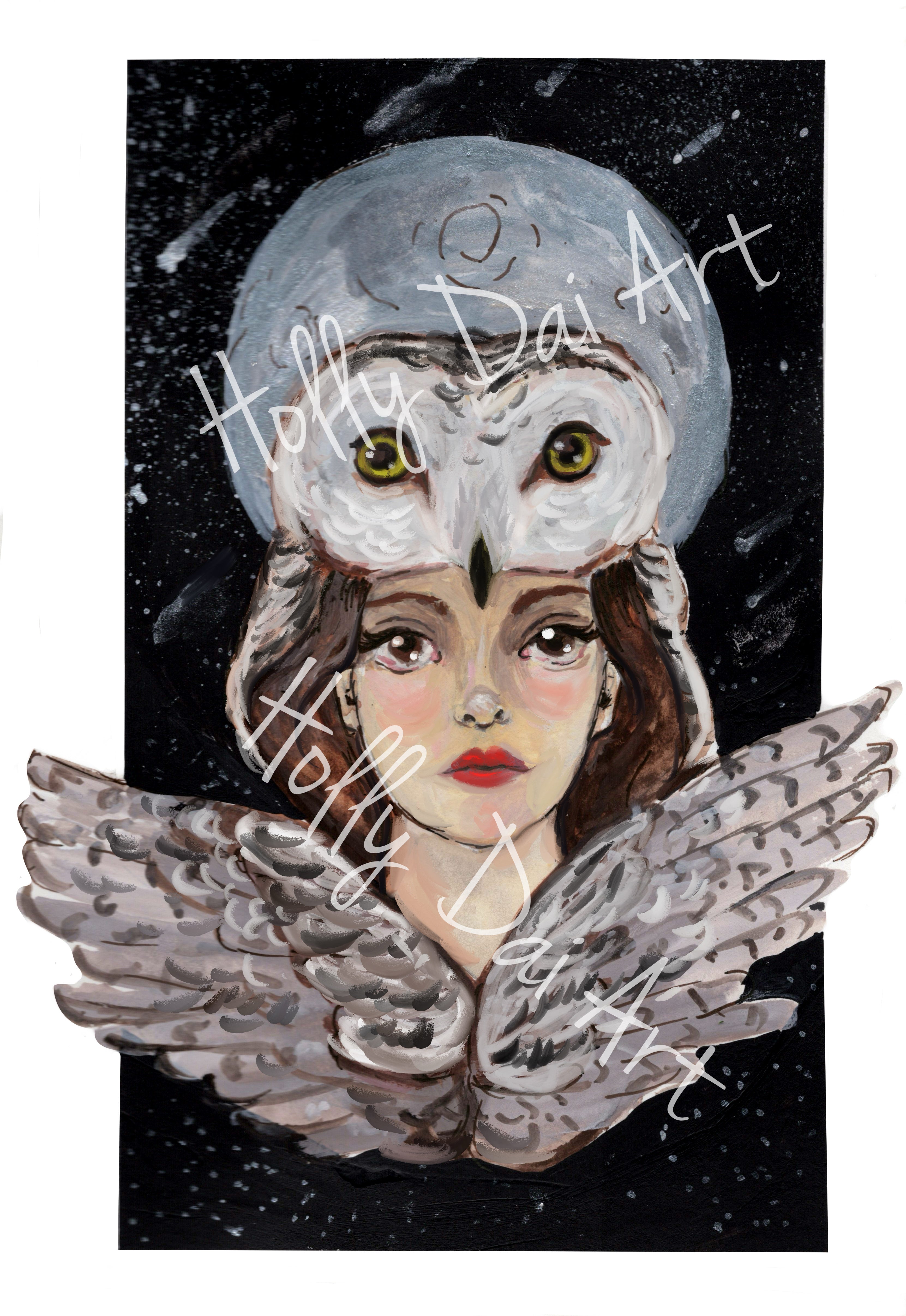 Snow Moon Print