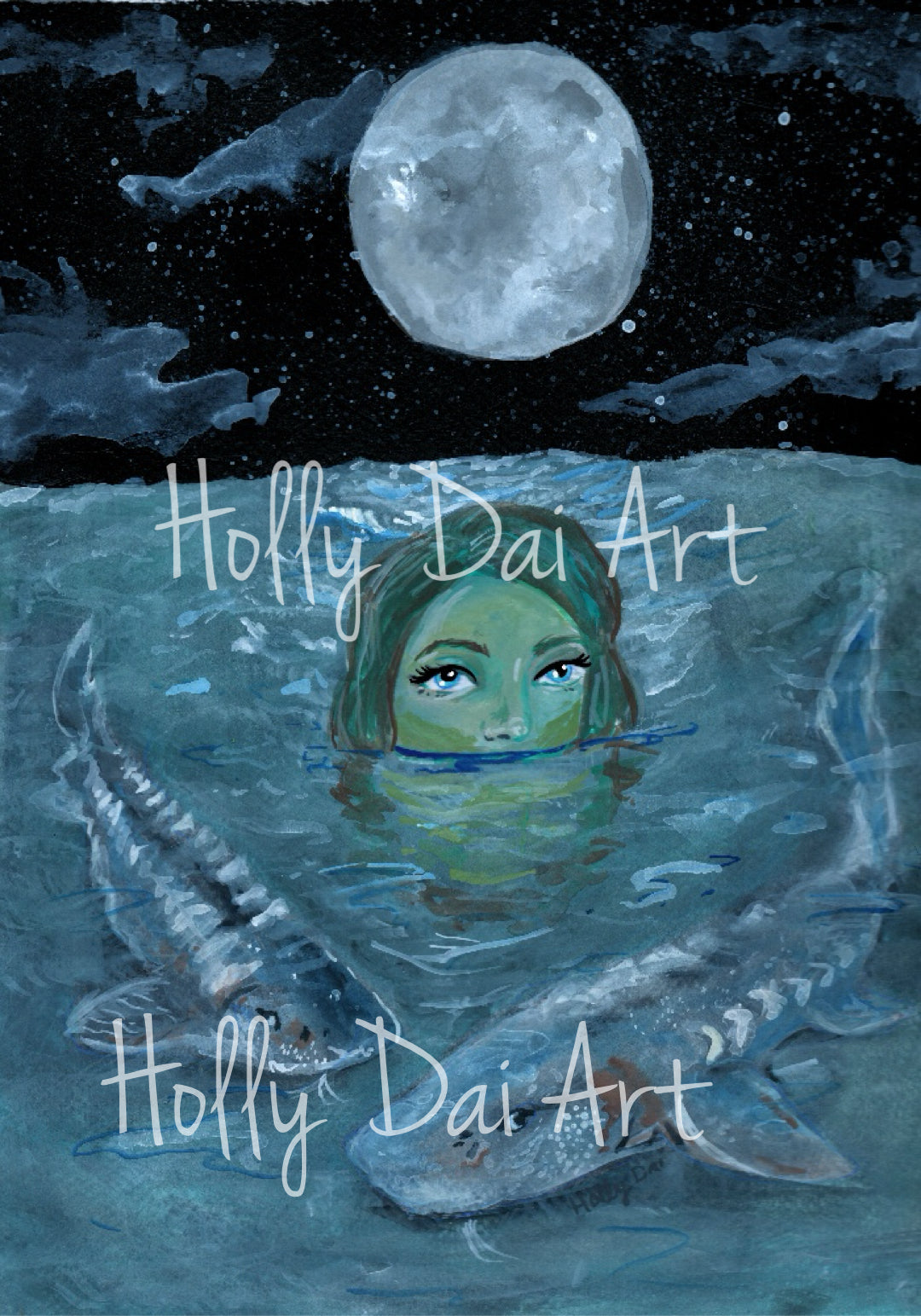 Sturgeon Moon Print