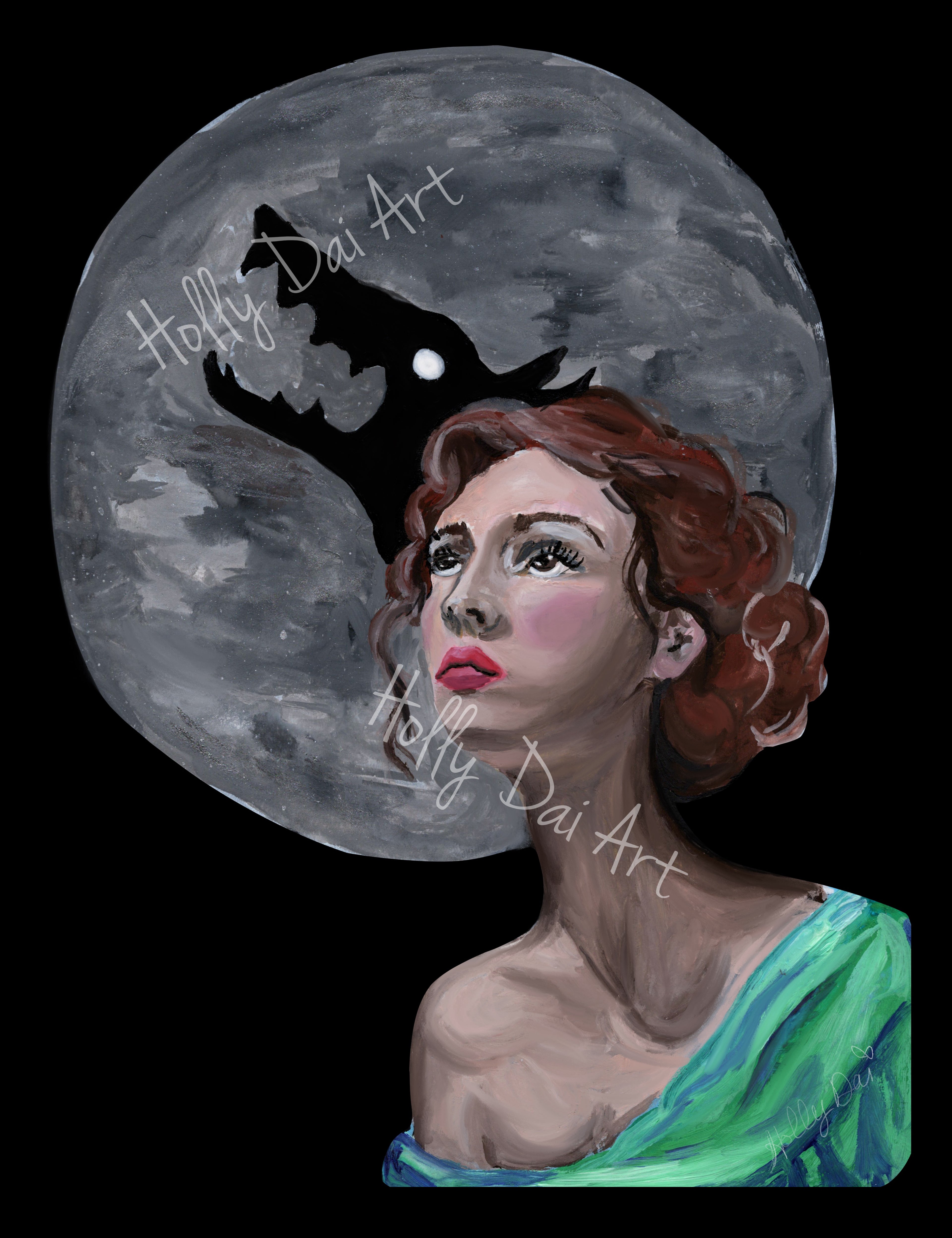 Wolf Moon Print