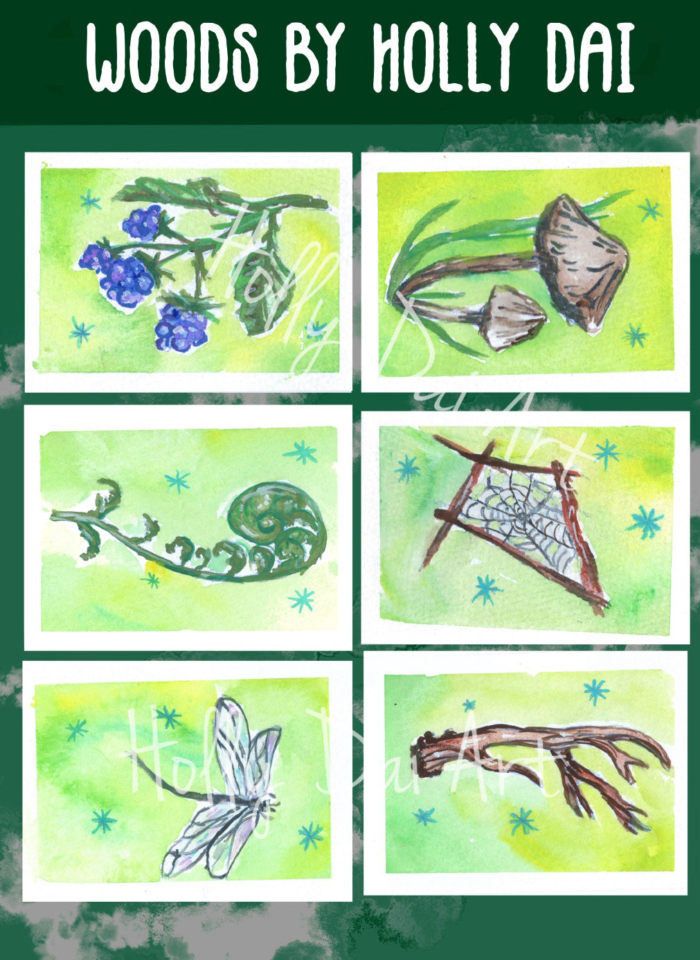 Woods Sticker Sheet